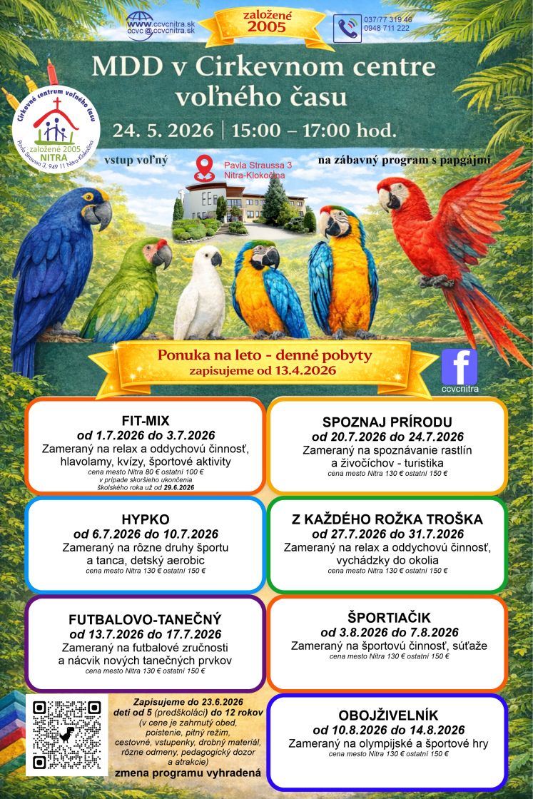 Plagát LETOpapag2026predškolWEB